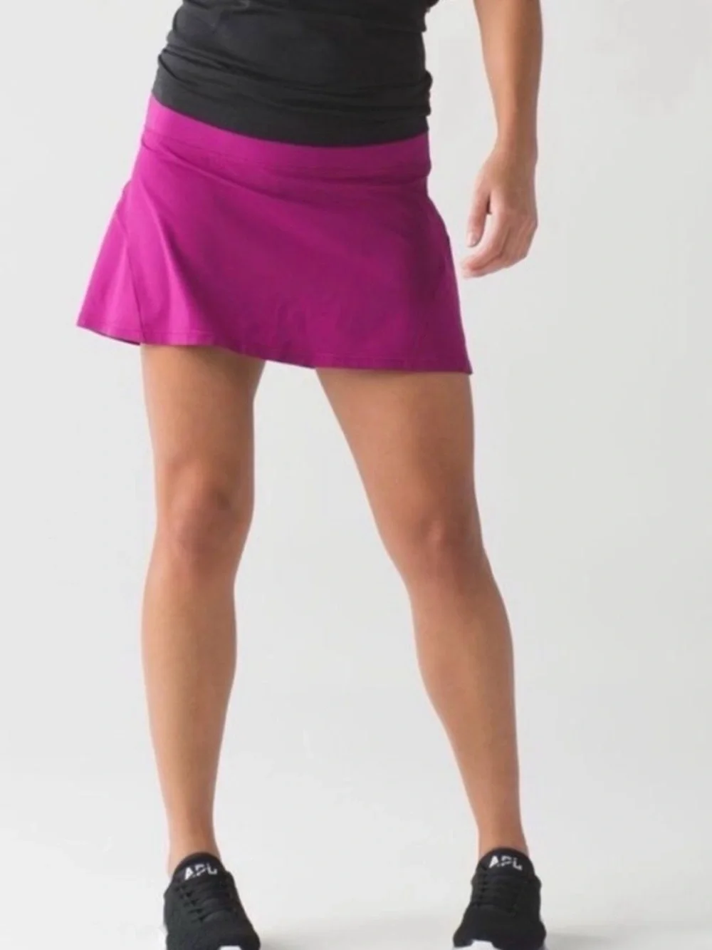 lululemon athletica Magenta Pleated Mini Skirt